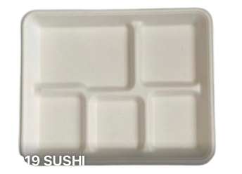 bandeja sushi 5 divisiones bandeja sushi 5 divisiones